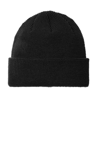 Port Authority Thermal Knit Cuffed Beanie (Deep Black)