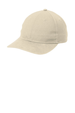 Port Authority Leather Strap Cap (Khaki)