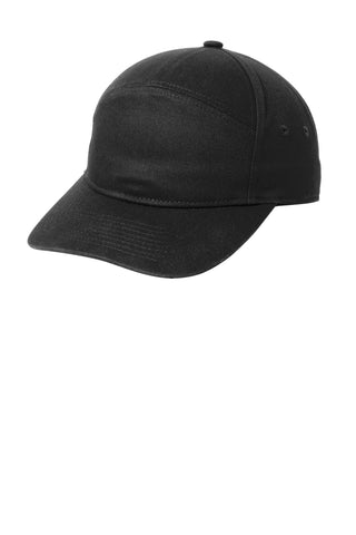 Port Authority 7-Panel Cap (Black)