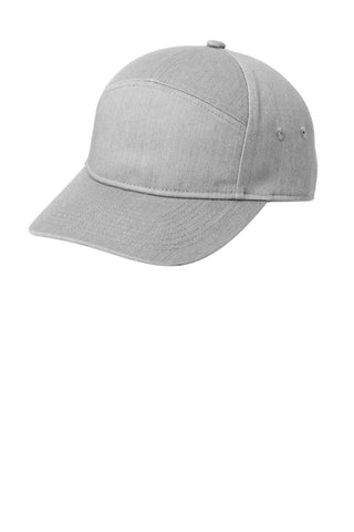 Port Authority 7-Panel Cap (Heather Grey)