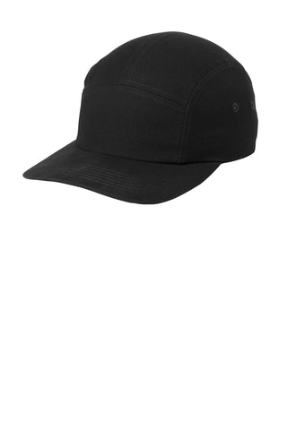 Port Authority Brushed Cotton Camper Cap (Black)