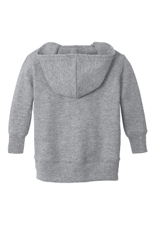 Port & Company Infant Core Fleece Full-Zip Hooded Sweatshirt (Athletic Heather)