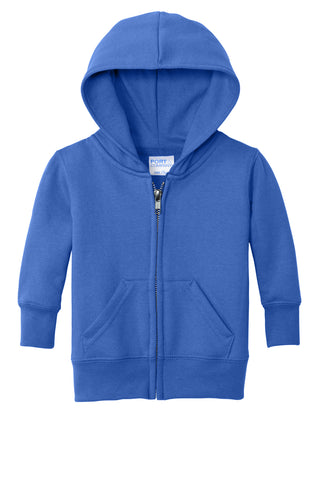 Port & Company Infant Core Fleece Full-Zip Hooded Sweatshirt (Royal)