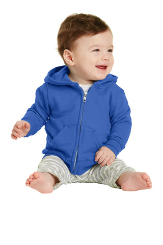 Port & Company Infant Core Fleece Full-Zip Hooded Sweatshirt (Royal)