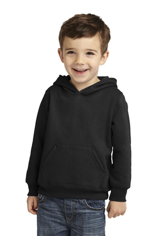 Port & Company Toddler Core Fleece Pullover Hooded Sweatshirt (Jet Black)