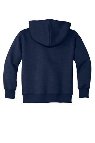 Port & Company Toddler Core Fleece Pullover Hooded Sweatshirt (Navy)