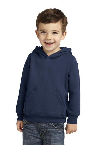 Port & Company Toddler Core Fleece Pullover Hooded Sweatshirt (Navy)