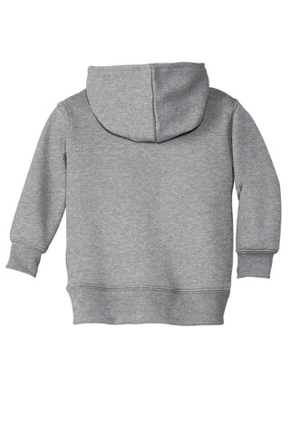 Port & Company Toddler Core Fleece Full-Zip Hooded Sweatshirt (Athletic Heather)