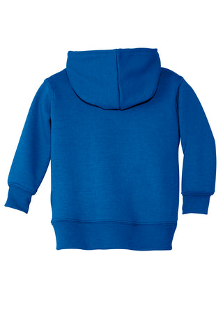 Port & Company Toddler Core Fleece Full-Zip Hooded Sweatshirt (Royal)