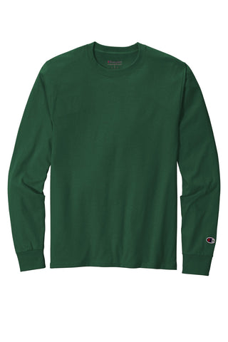 Champion Heritage 5.2-Oz. Jersey Long Sleeve Tee (Dark Green)