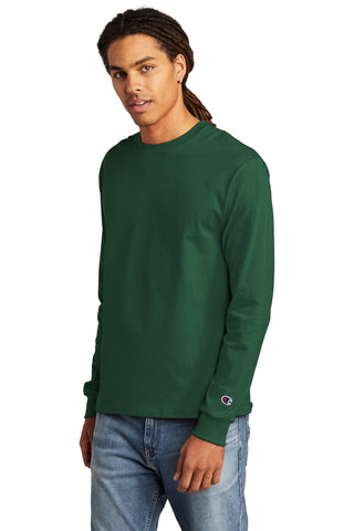 Champion Heritage 5.2-Oz. Jersey Long Sleeve Tee (Dark Green)