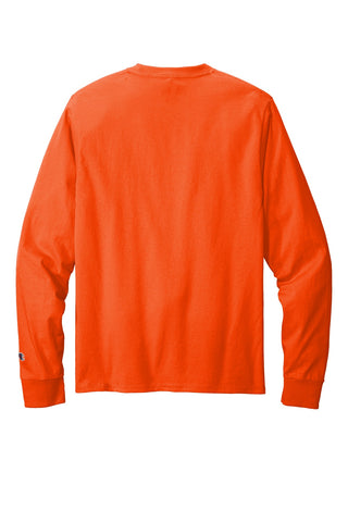 Champion Heritage 5.2-Oz. Jersey Long Sleeve Tee (Orange)