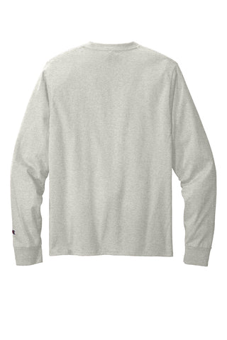 Champion Heritage 5.2-Oz. Jersey Long Sleeve Tee (Oxford Grey)