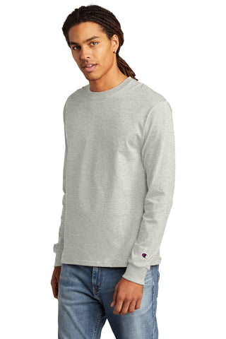 Champion Heritage 5.2-Oz. Jersey Long Sleeve Tee (Oxford Grey)