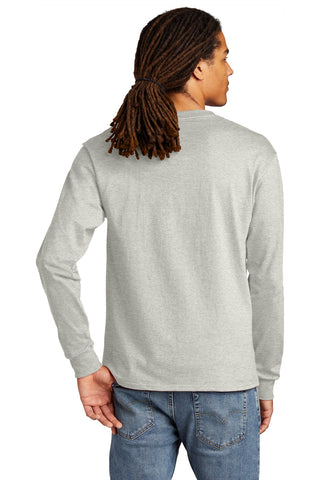 Champion Heritage 5.2-Oz. Jersey Long Sleeve Tee (Oxford Grey)