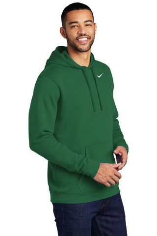 Nike Club Fleece Pullover Hoodie (Dark Green)