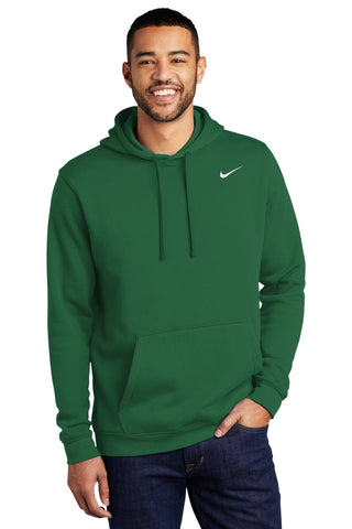 Nike Club Fleece Pullover Hoodie (Dark Green)
