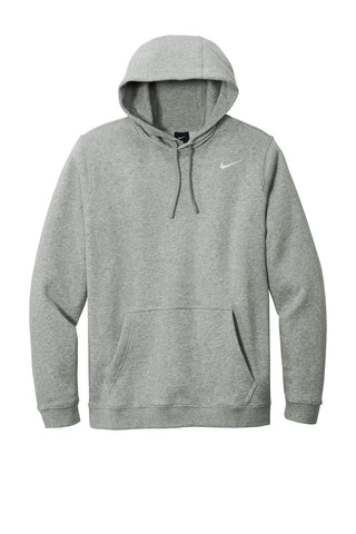 Nike Club Fleece Pullover Hoodie (Dark Grey Heather)