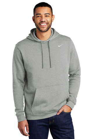 Nike Club Fleece Pullover Hoodie (Dark Grey Heather)