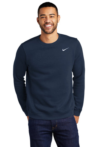 Nike Club Fleece Crew (Navy)