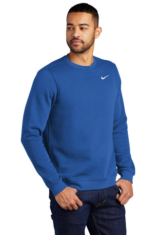 Nike Club Fleece Crew (Royal)