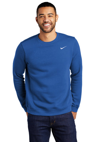 Nike Club Fleece Crew (Royal)