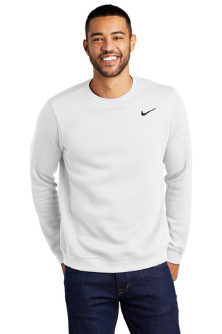 Nike Club Fleece Crew (White)