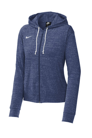 Nike Ladies Gym Vintage Full-Zip Hoodie (Team Navy)