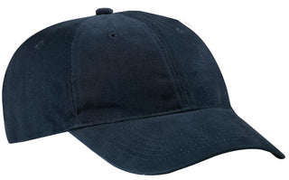 Port & Company Brushed Twill Low Profile Cap (Navy)