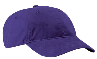 Port & Company Brushed Twill Low Profile Cap (Purple)