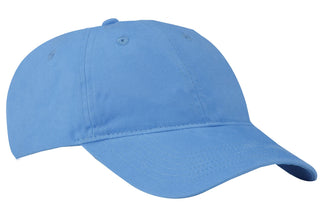 Port & Company Brushed Twill Low Profile Cap (Carolina Blue)