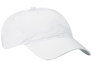 Port & Company Brushed Twill Low Profile Cap (White)