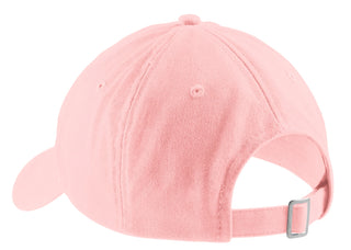 Port & Company Brushed Twill Low Profile Cap (Light Pink)