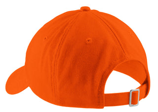 Port & Company Brushed Twill Low Profile Cap (Orange)