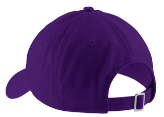 Port & Company Brushed Twill Low Profile Cap (Purple)