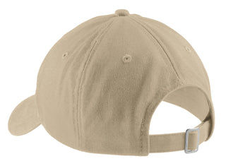 Port & Company Brushed Twill Low Profile Cap (Khaki)