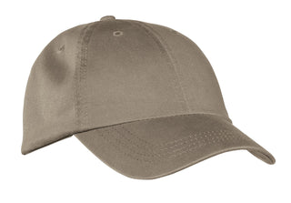 Port & Company Washed Twill Cap (Khaki)