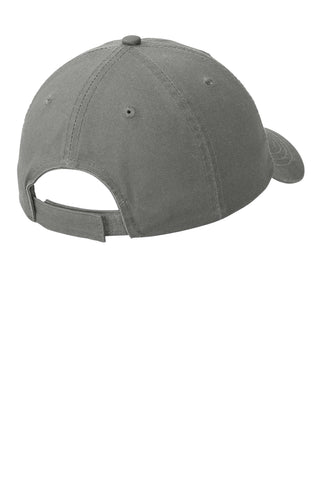 Port & Company Washed Twill Cap (Deep Smoke)