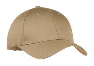 Port & Company Six-Panel Twill Cap (Khaki)