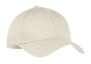 Port & Company Six-Panel Twill Cap (Oyster)