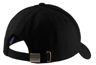 Port & Company Brushed Twill Cap (Black)