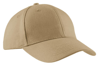 Port & Company Brushed Twill Cap (Khaki)