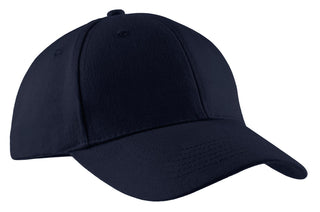 Port & Company Brushed Twill Cap (Navy)