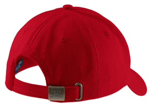 Port & Company Brushed Twill Cap (Red)