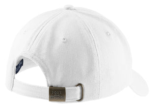 Port & Company Brushed Twill Cap (White)