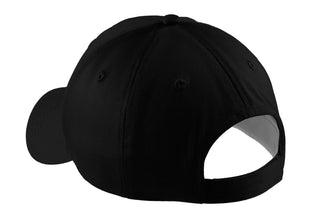 Port & Company Five-Panel Twill Cap (Black)