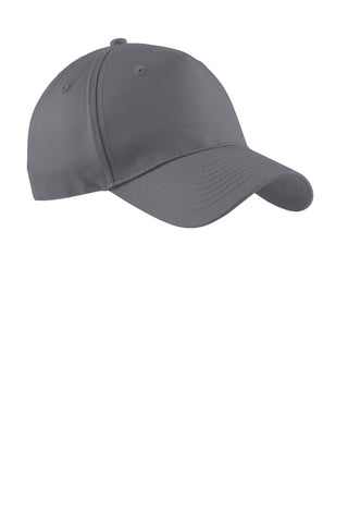 Port & Company Five-Panel Twill Cap (Charcoal)