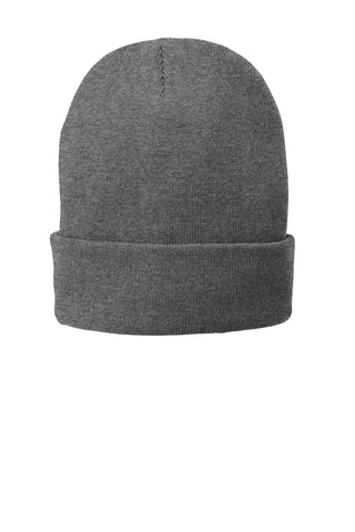 Port & Company Fleece-Lined Knit Cap (Athletic Oxford)