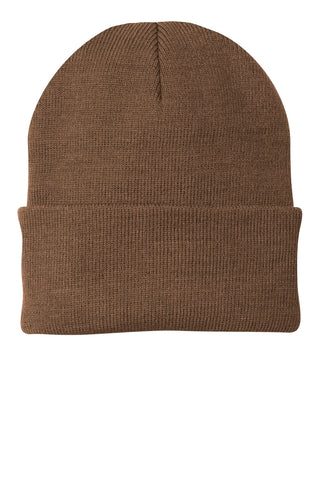 Port & Company Knit Cap (Brown)