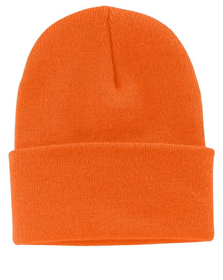 Port & Company Knit Cap (Neon Orange)